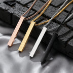 PENDRA Rectangle Bar Pendant Necklace