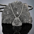 PENDRA Celtic Knot Rune Norse Necklace