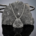 PENDRA Celtic Knot Rune Norse Necklace