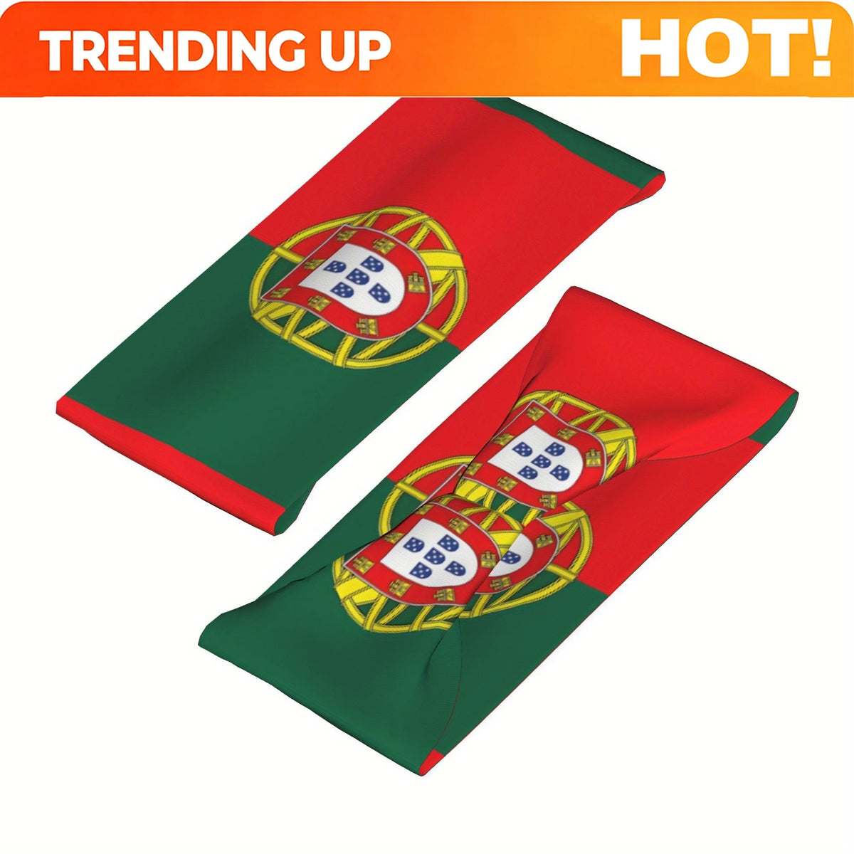 Sports Headband Featuring The Flag of Portugal