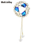 PENDRA Harvest 4-Color Palace Wheat Flower Wreath Brooch