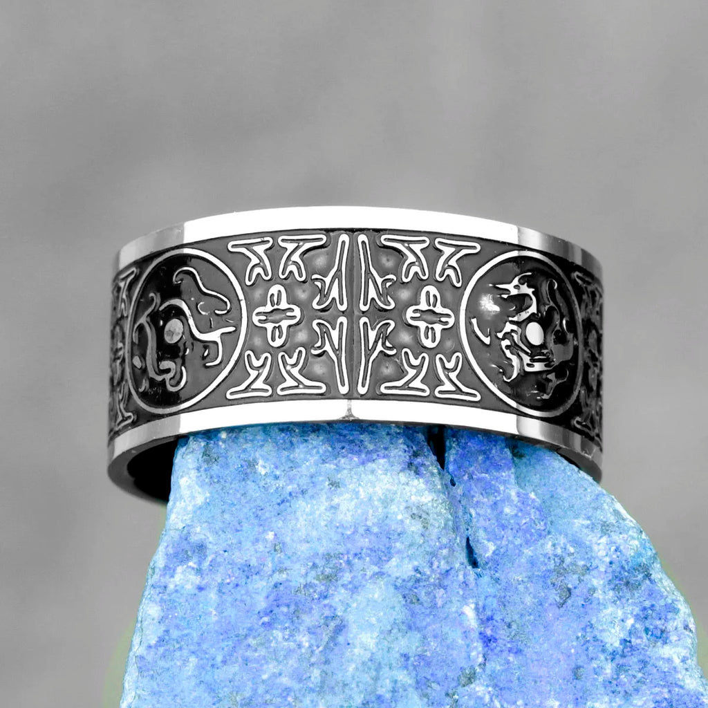 PENDRA Chinese Beasts Good Steel Ring