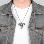 PENDRA Solamora Skull Motif Necklace