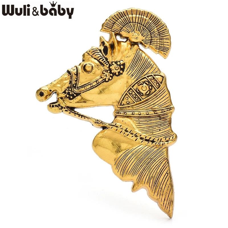 PENDRA Vintage Lovely Horse Brooch