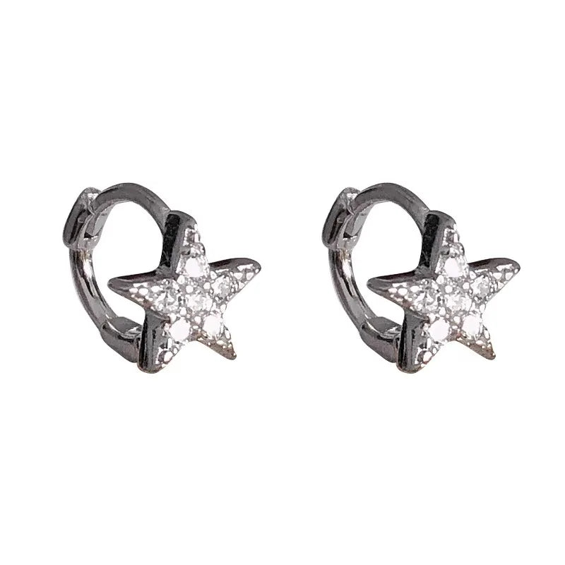 PENDRA Hoop Sterling Silver 8 Earrings