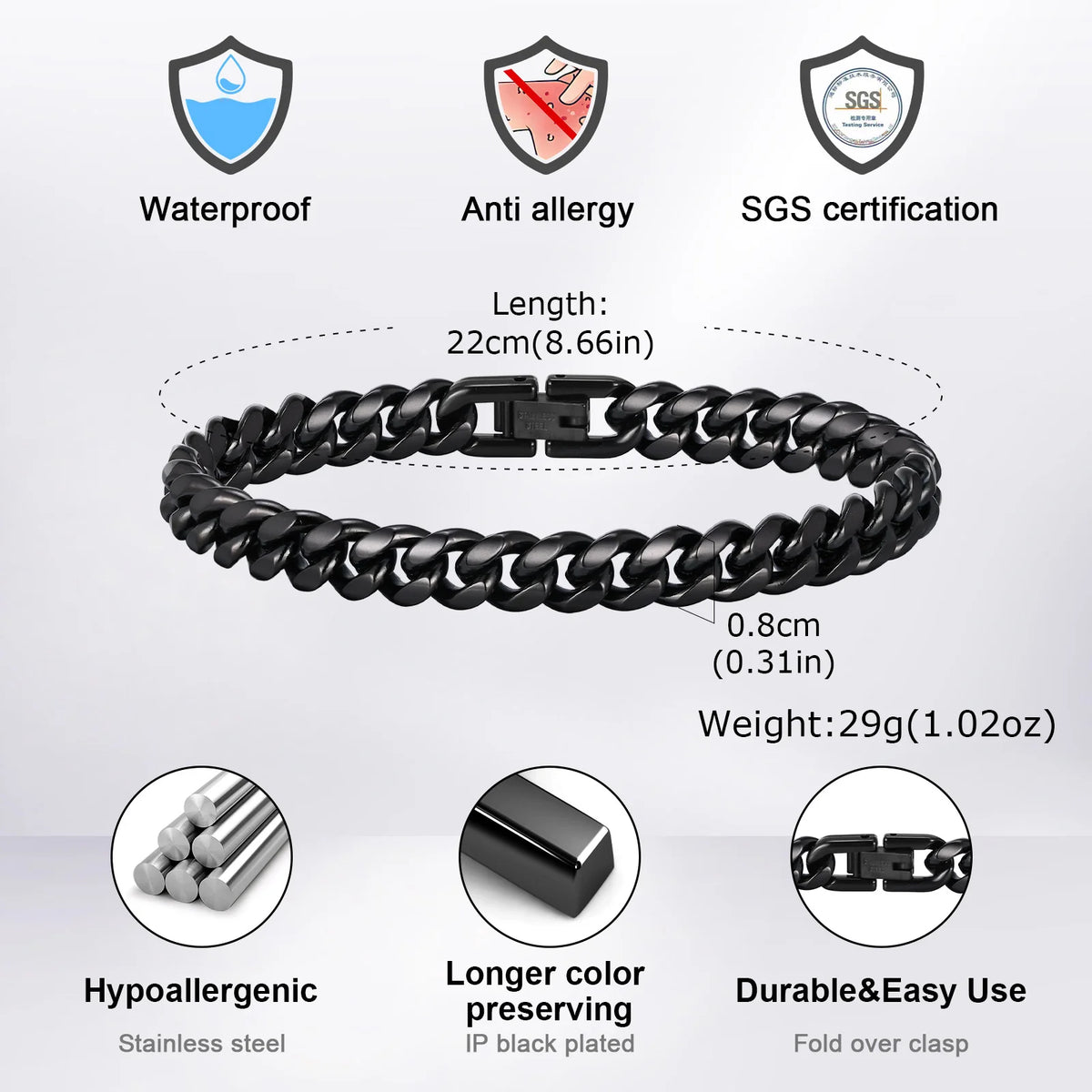 PENDRA Cuban Curb Miami Bracelet