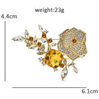 PENDRA Floravelle Luxury Flower Brooch