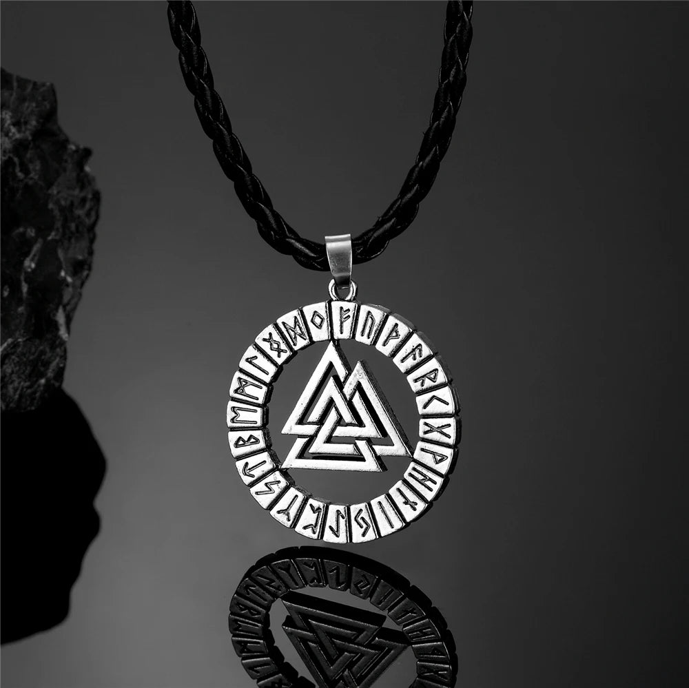 PENDRA Rune Norse Chain Necklace