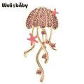 PENDRA Lovely Shining Jellyfish Brooch