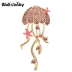 PENDRA Lovely Shining Jellyfish Brooch