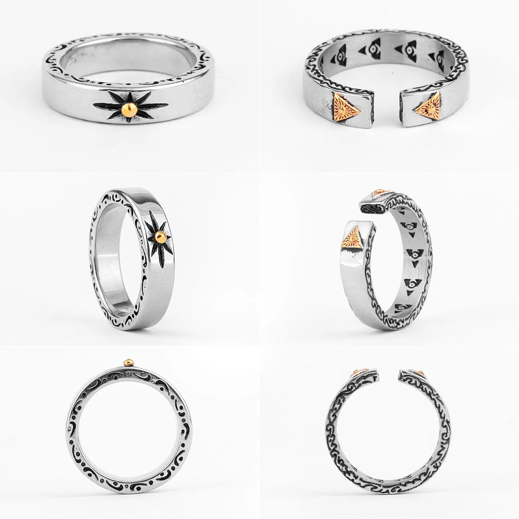 PENDRA Freemason Masonic Boyfriend Steel Ring