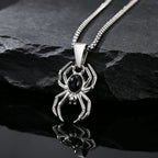 PENDRA Spider Onyx Pendant Necklace