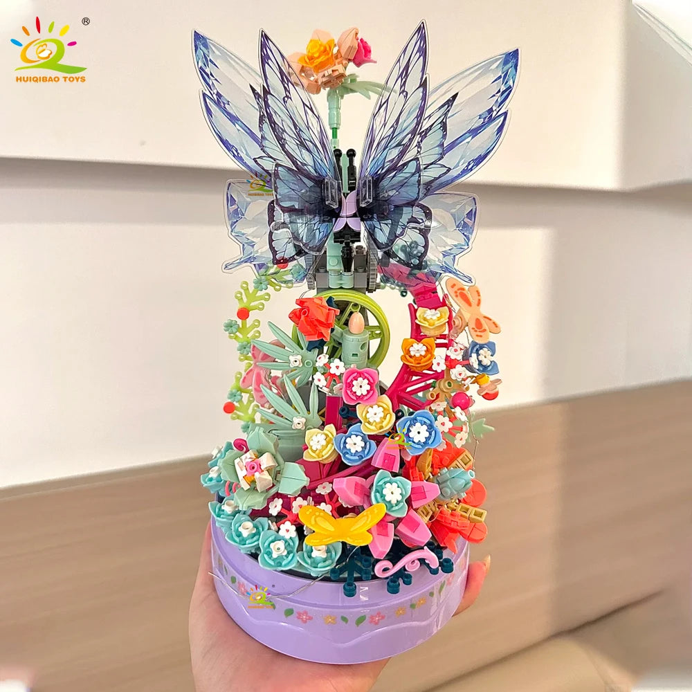 PENDRA Butterfly Music Floral Building Set