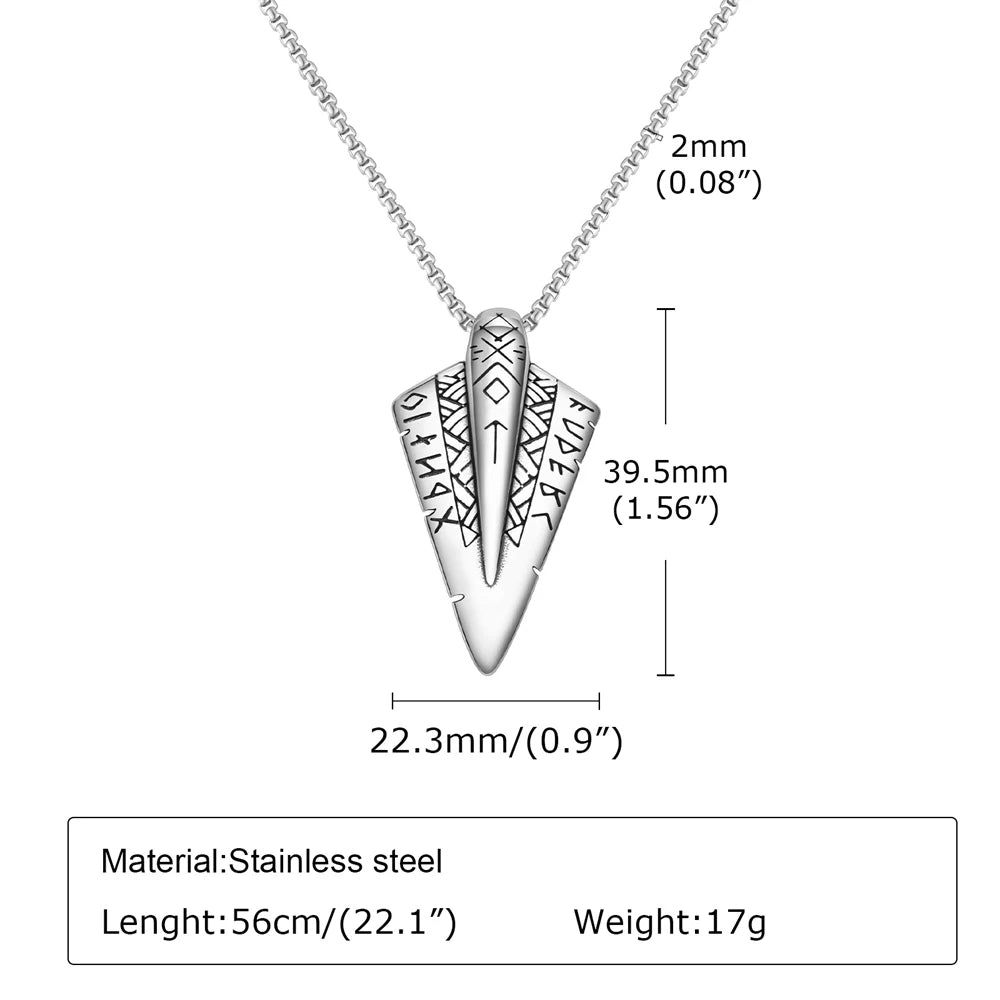 PENDRA Rune Vintage Punk Necklace