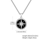 PENDRA Stone Star Pendant Necklace