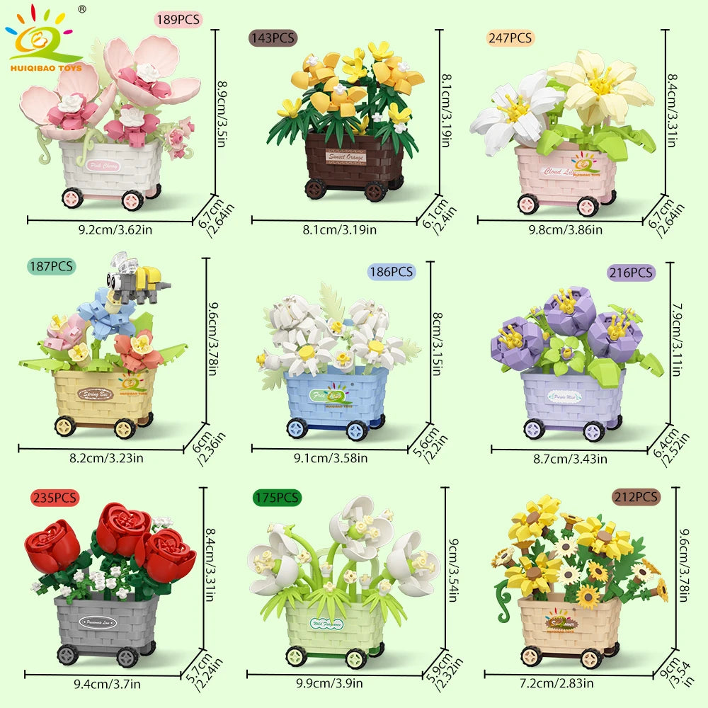 PENDRA HUIQIBAODIY Potted Floral Decor Model