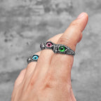 Multiple Color Cute Owl Stainless Steel Womens Mens Rings Punk for Gril Boyfriend Jewelry Creativity Gift Dropshipping Wholesale