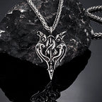 PENDRA Crow Rune Necklace