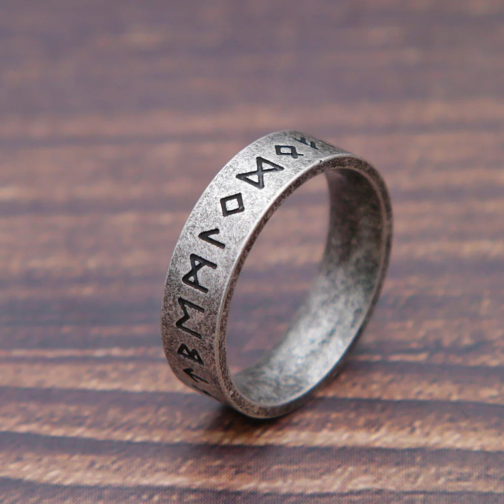 PENDRA Runeband Retro Viking Rune Ring