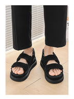 PENDRA Cowhide Non Stuffy Sandals