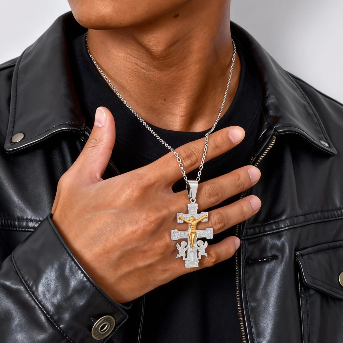 PENDRA Cross Orthodox Pendant Necklace