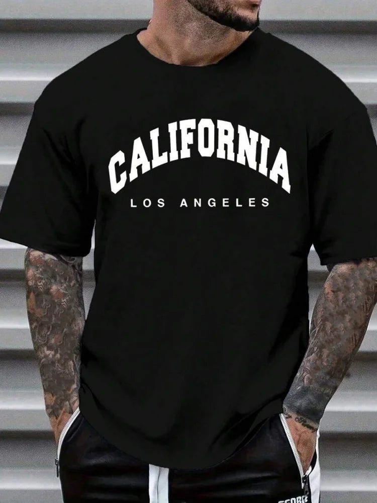 PENDRA California Letter Print T-Shirt