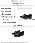 PENDRA Leather Platform British Small Shoes