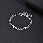 PENDRA Cuban Silver Link Bracelet