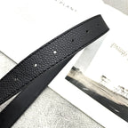 PENDRA Zaraarae Leather Black Designer Belt