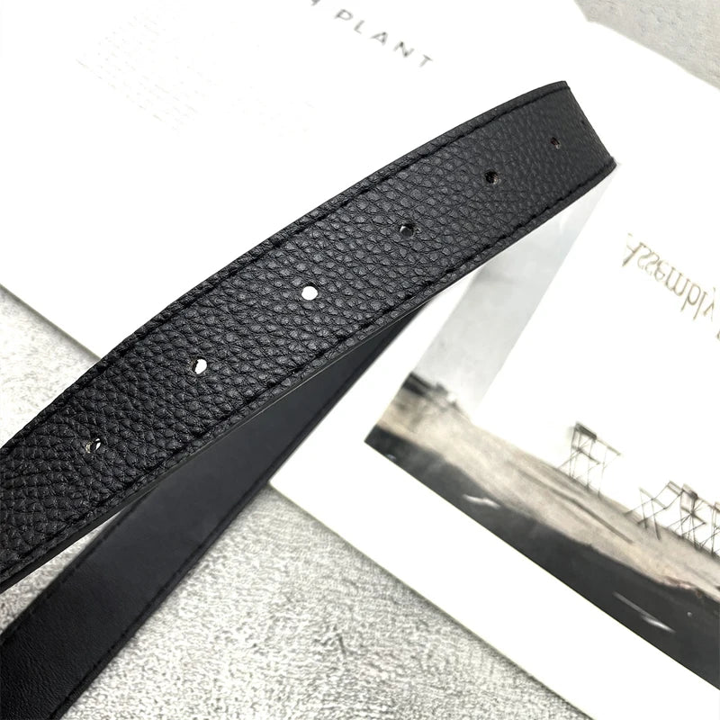 PENDRA Zaraarae Leather Black Designer Belt
