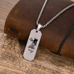 PENDRA Zodiac Bar Pendant Necklace