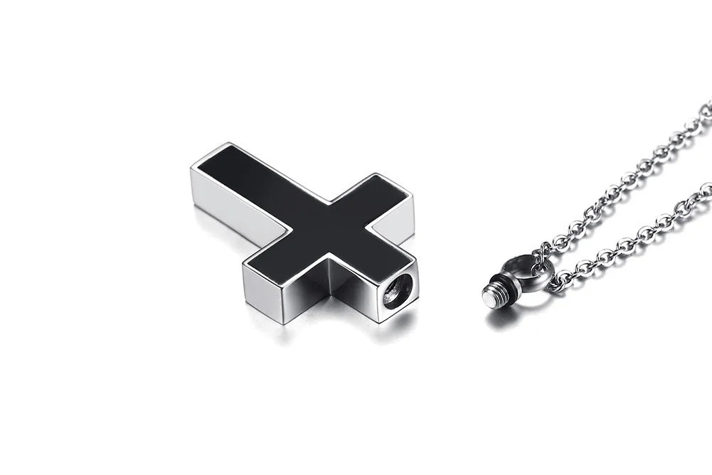 PENDRA Cross Urn Pendant Necklace