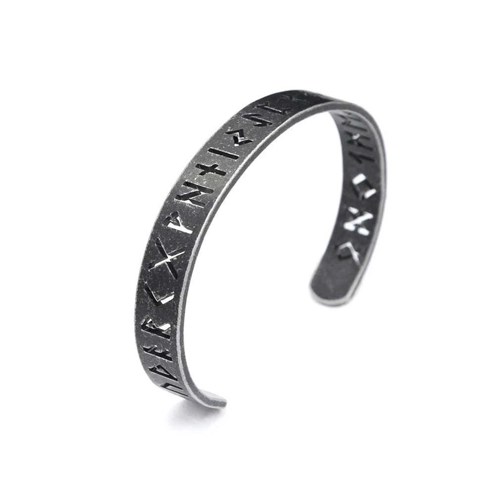 PENDRA Runeband Hollow Viking Rune Bracelet