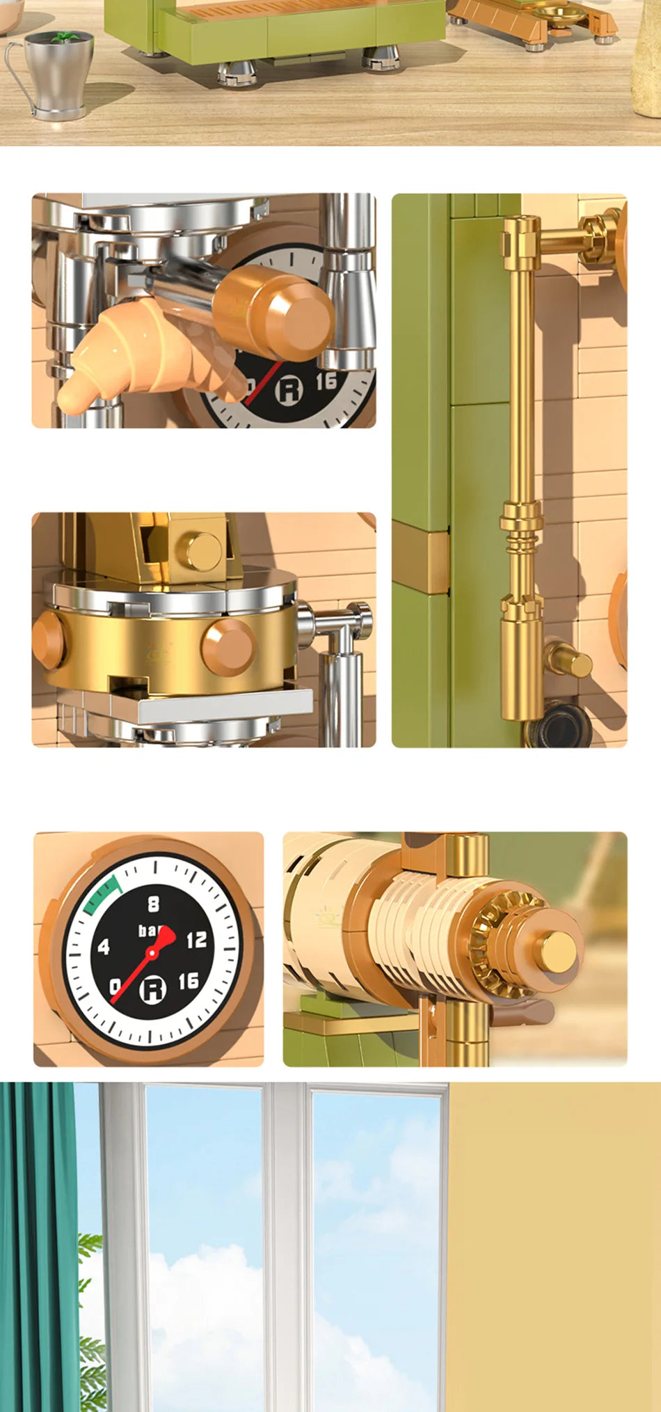PENDRA Coffee Machine Friend Building Set