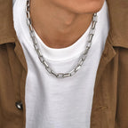 PENDRA Square Rectangle Chain Necklace
