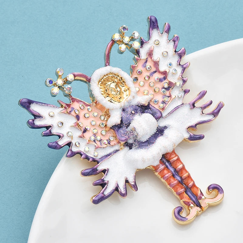 PENDRA Vintage Winter Elf Brooch