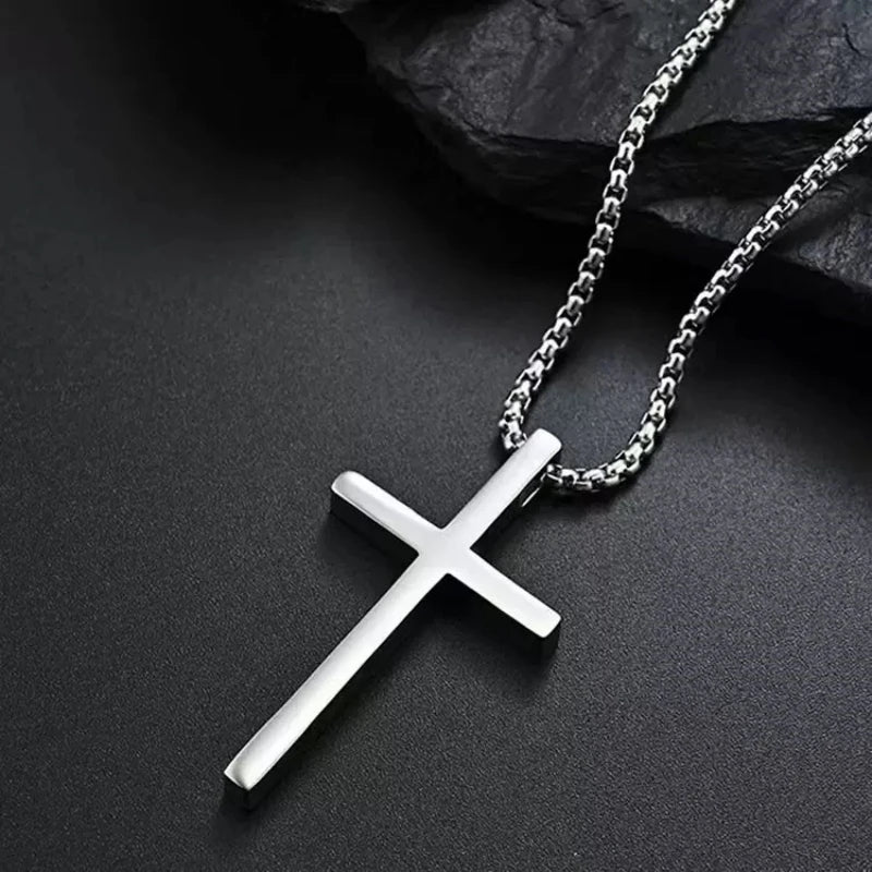 PENDRA Crosssilver Hip Hop Silver Cross Pendant Necklace