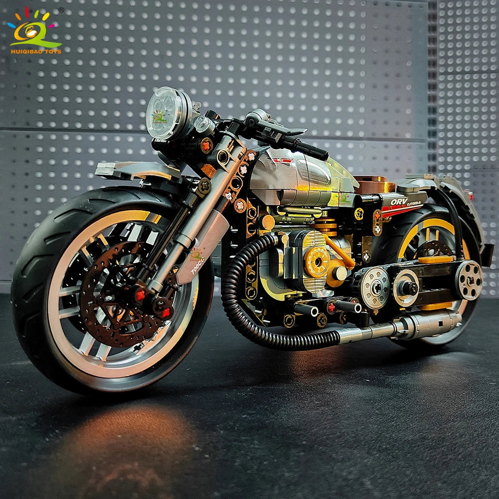 PENDRA Technial Motorbike Moto Toy Set