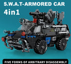 PENDRA 4in1 Swat Police Building Set