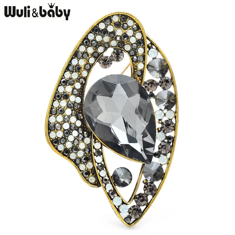 PENDRA Florielle12 Crystal Brooch