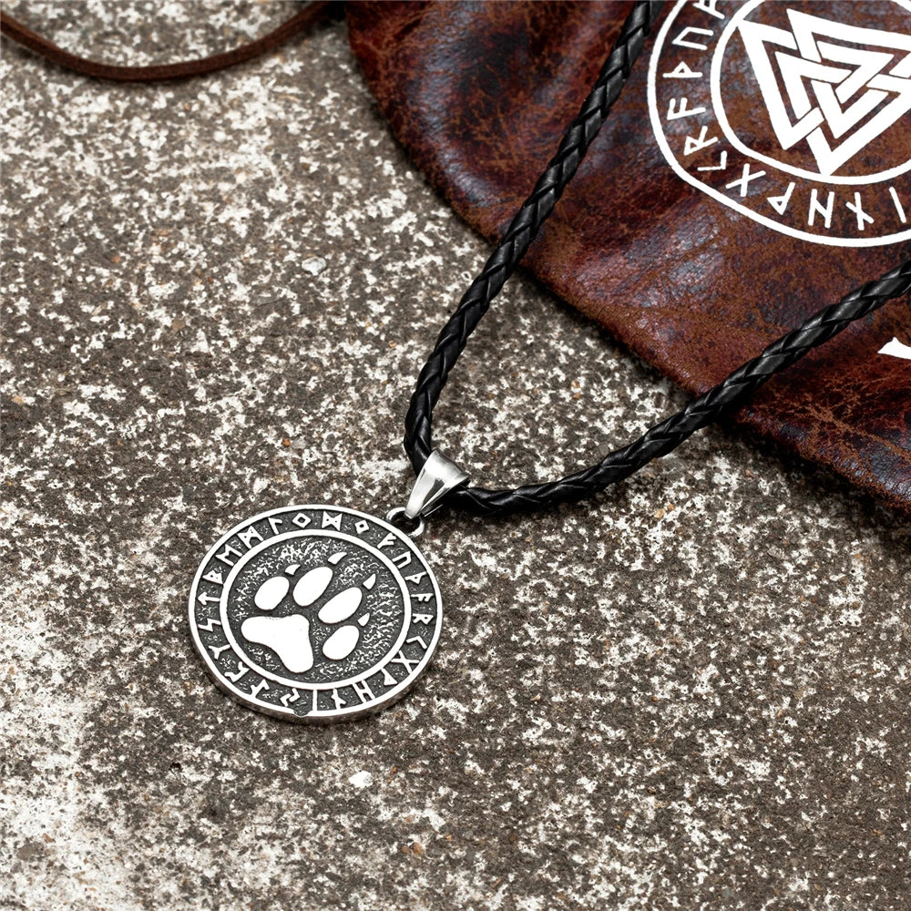 PENDRA Bear Claw Rune Necklace