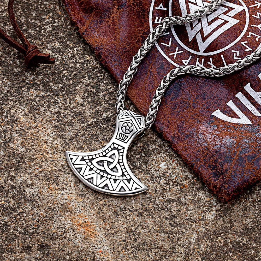 PENDRA Rune Axes Necklace