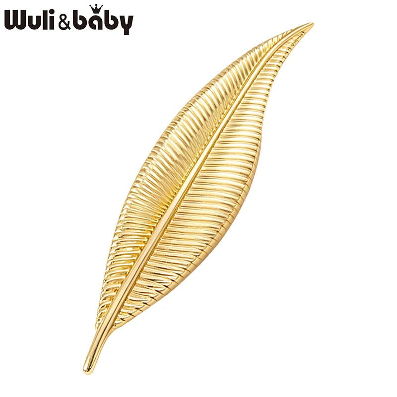PENDRA Folielle Elegant Leaf Brooch