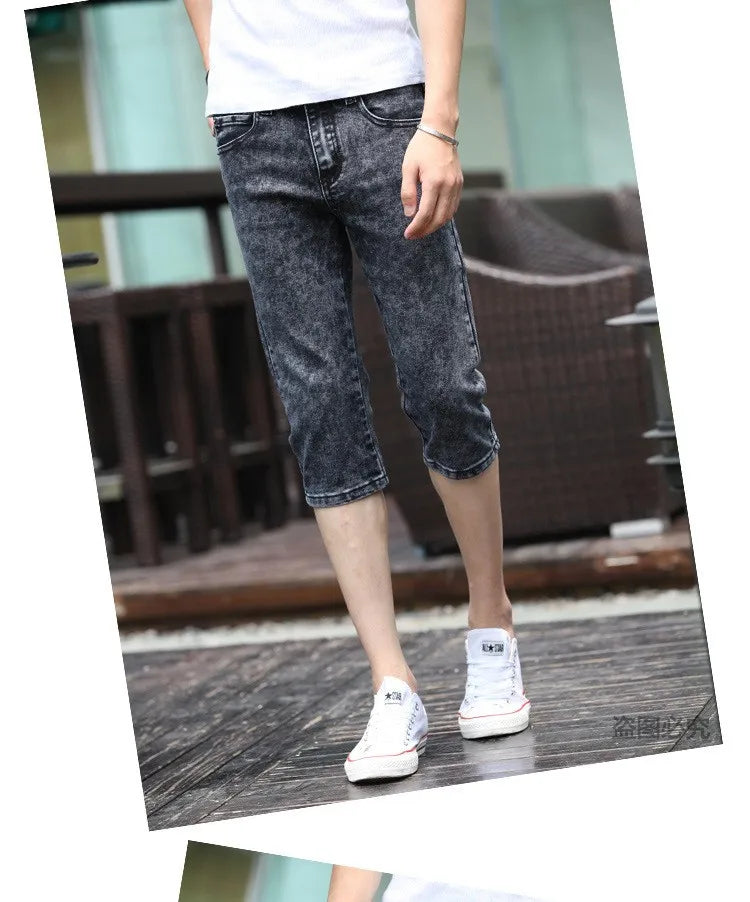 PENDRA Grey Slim Capric Jeans