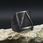 PENDRA Triangleforge Stainless Steel Triangle Ring