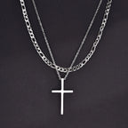 PENDRA Cross Double Pendant Necklace