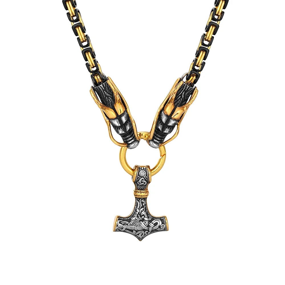 PENDRA Dragon Black Necklace