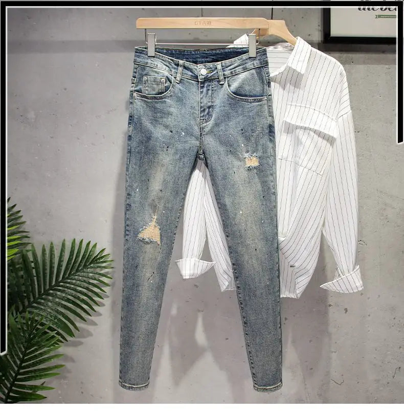 PENDRA Cotton Trousers Korean Pants