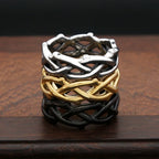PENDRA Plainforge 316L Stainless Steel Ring