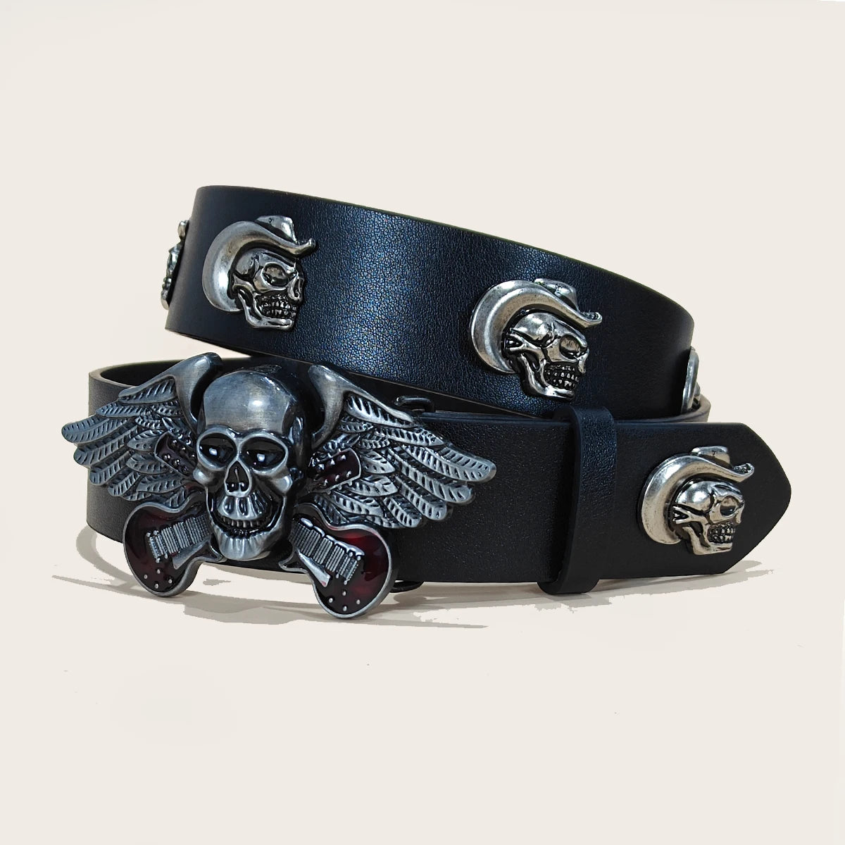 New Fashion Luxury Designer Belt Black Punk Accessories Girdle HipHop Y2k Waistband For Men and Women Wide Gothic Jeans Belt
